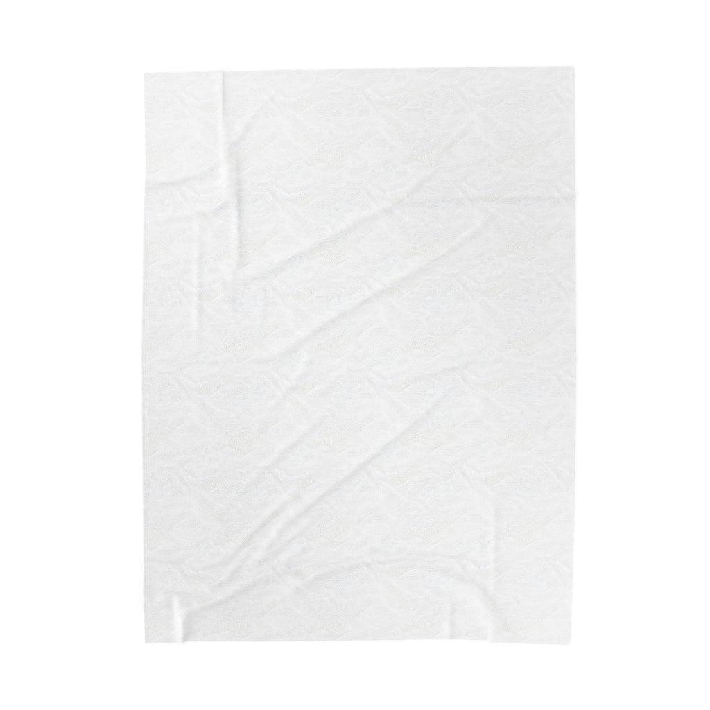 Inspirational Velveteen Plush Blanket — "Wrapped in Hope, Rooted in Faith, Surrounded in Grace"